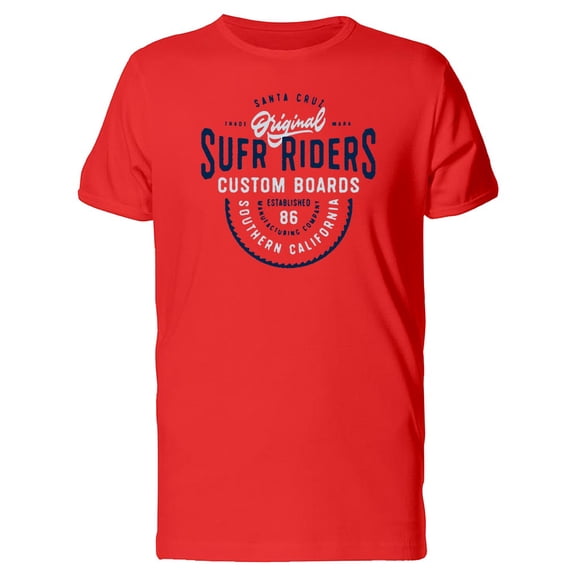 Santa Cruz Surf Riders, Boards T-Shirt Men -Image by Shutterstock, Male Large