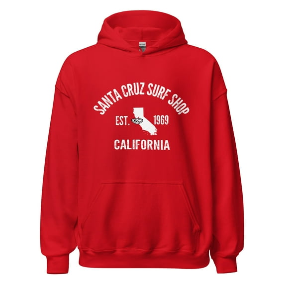 Santa Cruz Surf Shop 1969 Mens Hoodie