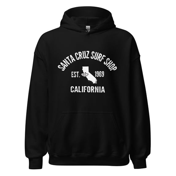 Santa Cruz Surf Shop 1969 Mens Hoodie