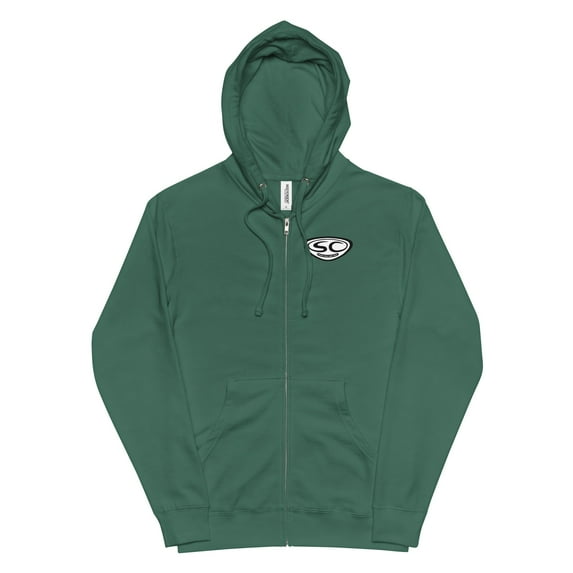 Santa Cruz Surf Shop OG Logo Premium Mens Zip Hoodie