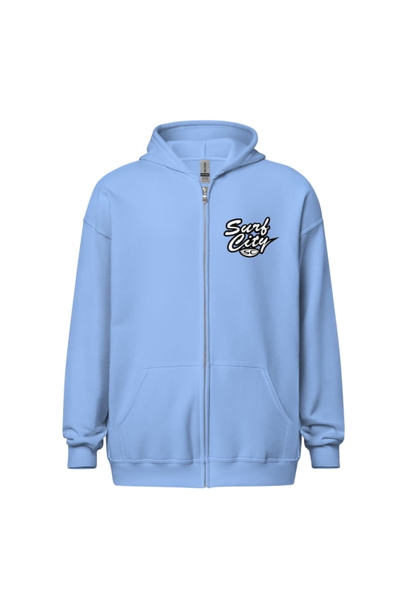 Surf City Mens Zip Hoodie