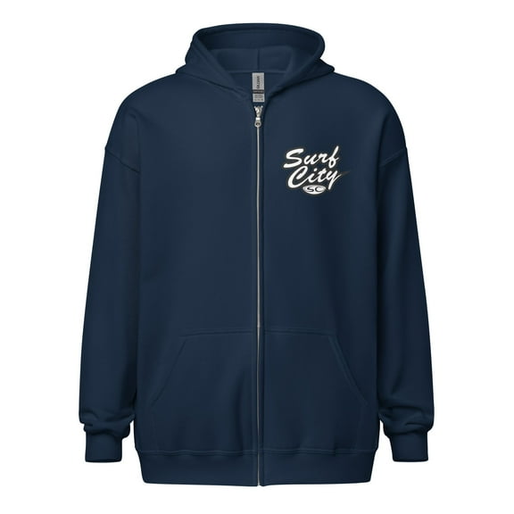 Santa Cruz Surf Shop Surf City Mens Zip Hoodie