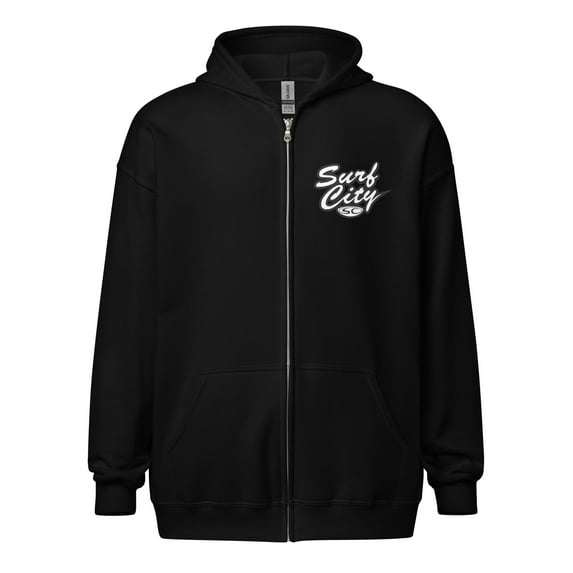 Santa Cruz Surf Shop Surf City Mens Zip Hoodie