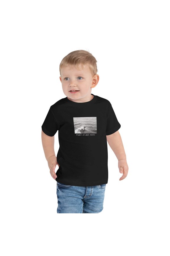 Santa Cruz Surf Toddler Graphic Tee - Black