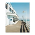 thumbnail image 1 of Santa Cruz Wharf 01 - Santa Cruz California Photography Coastal Architecture Boardwalk Ocean Minimalist Art Deco Vintage Unframed Wall Art Print 6 x 8 inches, 1 of 13
