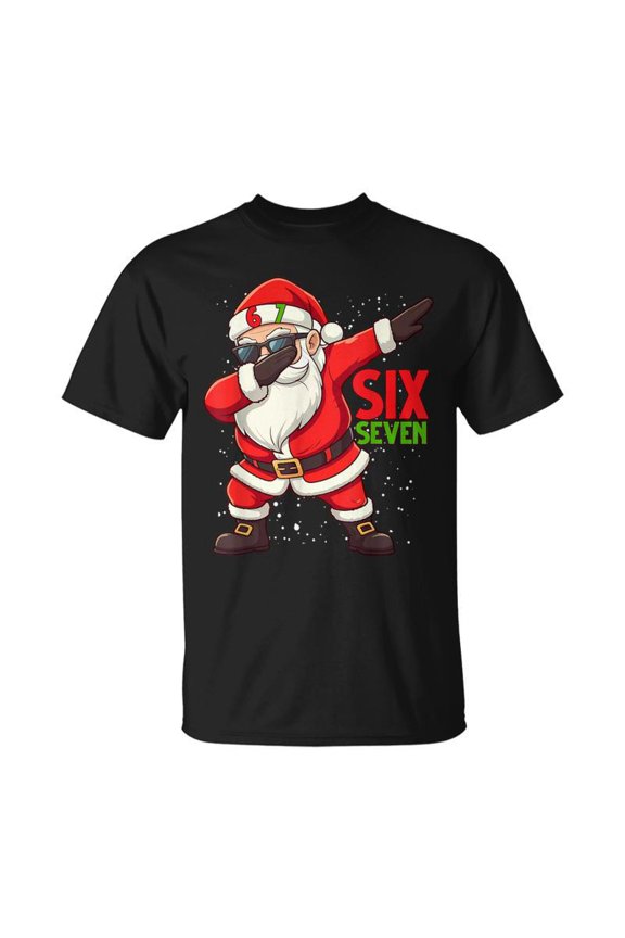 Santa Dab Six Seven Christmas 67 Meme Gen Alpha Slang TShirt