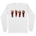 thumbnail image 1 of Santa Dancing Trump Long Sleeve Shirt Unisex Small White, 1 of 5