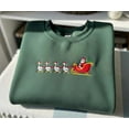 thumbnail image 1 of Santa Duck Sleigh Sweatshirt: Funny Xmas Gift, 1 of 4