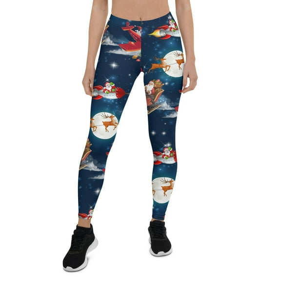 Santa Express Leggings Size: XL for Women | FIERCEPULSE