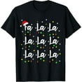 thumbnail image 1 of Santa Fa La 8 Fa La La La Christmas Funny Xmas Men Women Kid T-Shirt, 1 of 3