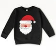 thumbnail image 1 of Santa Face Glitter - Toddler Graphic Sweatshirt, 1 of 12
