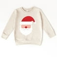 thumbnail image 1 of Santa Face Glitter - Toddler Graphic Sweatshirt, 1 of 12