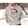 thumbnail image 1 of Santa Face Hoodie – Realistic Christmas Unisex Holiday, 1 of 4