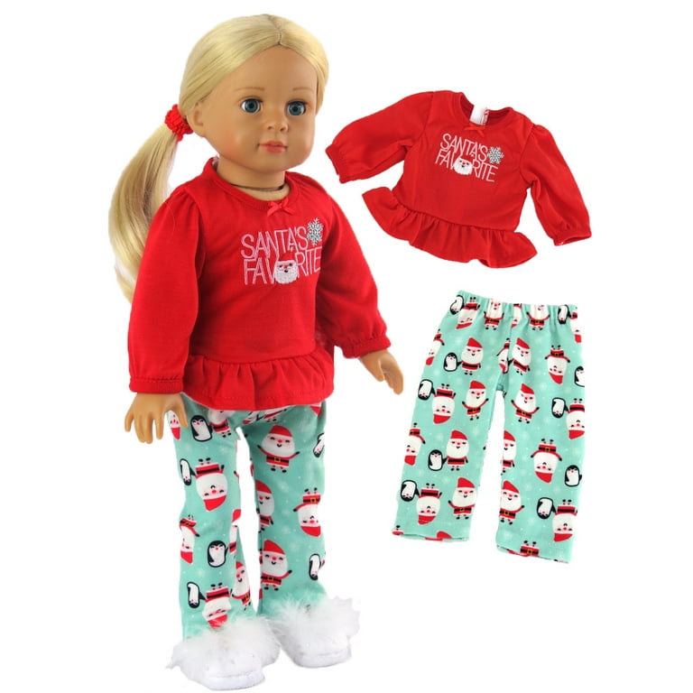 Santa Favorite Pajamas For 18 Inch Dolls Walmart