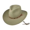 thumbnail image 1 of Stetson Men's Santa Fe Crushable Felt Hat - TWSTFE-8130MU Mushroom X-, 1 of 4