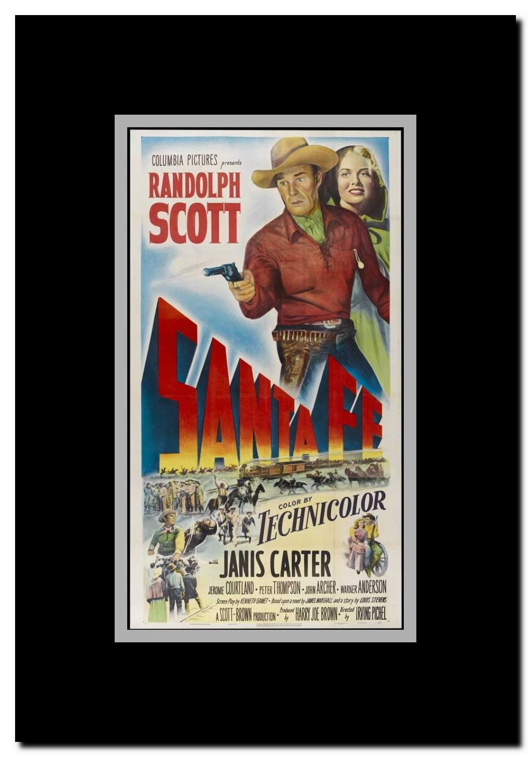 Santa Fe Framed Movie Poster