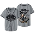 thumbnail image 1 of Santa Fe Klan 473 Jersey Blanco y Negro Tour Merch Baseball Jacket Women Men Fashion Casual HipHop Short Sleeve Tee, 1 of 2
