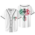 thumbnail image 1 of Santa Fe Klan 473 Merch Jersey Rapper Tour Baseball Jacket Women Men Fashion Casual Short Sleeve T-shirts, 1 of 2