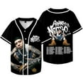 thumbnail image 1 of Santa Fe Klan Blanco y Negro Tour Merch 2024 Baseball Jersey Shirt V-Neck Short Sleeve Streetwear Clothes, 1 of 3