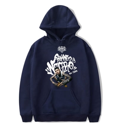 Santa Fe Klan Blanco y Negro US Tour Hoodie New Unisex Fashion Casual Long Sleeve Sweatshirt