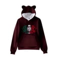 thumbnail image 1 of Santa Fe Klan Cat Ear Hoodie Women Hooded Sweatshirt Long Sleeve Pullover Clothes, 1 of 2