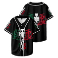 thumbnail image 1 of Santa Fe Klan Merch Baseball Jersey Shirt Women Men V-Neck Summer Short Sleeve Casual Tee, 1 of 2