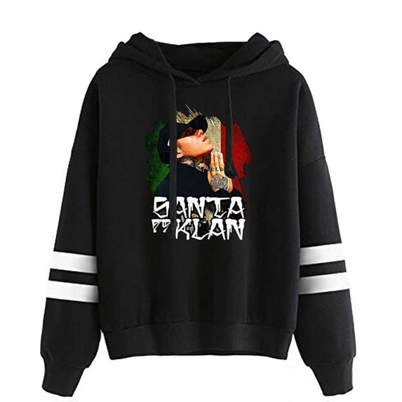 Santa Fe Klan Rapper Pocketless Hooded Sweatshirt Hip Hop Clothes Harajuku Hoodie