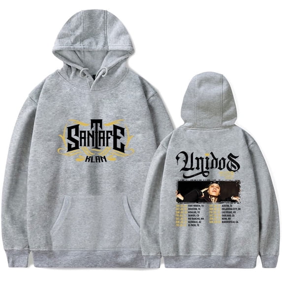 Santa Fe Klan Unidos Tour 2025 Merch Hoodies Women Men Casual Long Sleeve Sweatshirt Fashion Clothes
