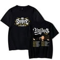 thumbnail image 1 of Santa Fe Klan Unidos Tour 2025 Merch T-Shirt Women Men Crewneck Casual Short Sleeve Tee, 1 of 3