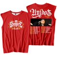 thumbnail image 1 of Santa Fe Klan Unidos Tour 2025 Merch Tank Tops Sleeveless Sport Vest Women Men Outdoor Sportwear, 1 of 3