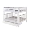 thumbnail image 1 of Santa Fe Mission Tall Bunk Bed Full over Full - Attached Ladder - Multiple Finishes - with Twin Size Under Bed Trundle, 1 of 2