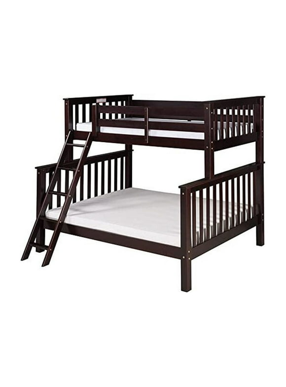 Santa Fe Mission Tall Bunk Bed Twin over Full - Angle Ladder - Multiple Finishes