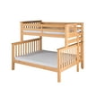 thumbnail image 1 of Camaflexi Santa Fe Mission Tall Bunk Bed Twin over Full, Natural, 1 of 13