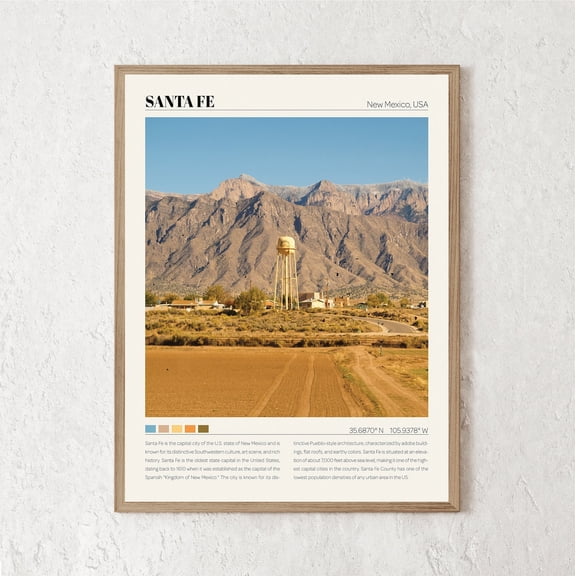 Santa Fe Print Santa Fe Wall Art Santa Fe Santa Fe Photo Santa Fe Santa Fe Wall Decor Santa Fe Travel Gift