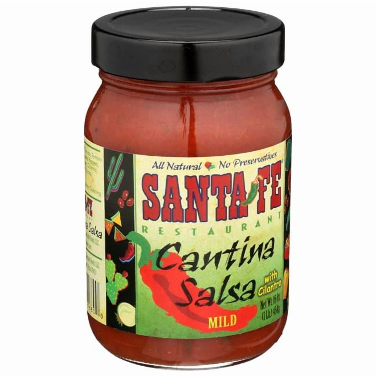 Santa Fe Restaurant 316823 16 oz Restaurant Salsa Mild Cantina - Pack ...