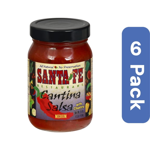 Santa Fe Restaurant Medium Salsa Cantina 16 oz (Pack Of 6)