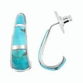 thumbnail image 1 of Western Jewelry for Women Birthday Christmas Gifts in 925 Sterling Silver Turquoise Earrings Boho Summer Beachy Jewelry for Her Birthday Gifts, 1 of 6