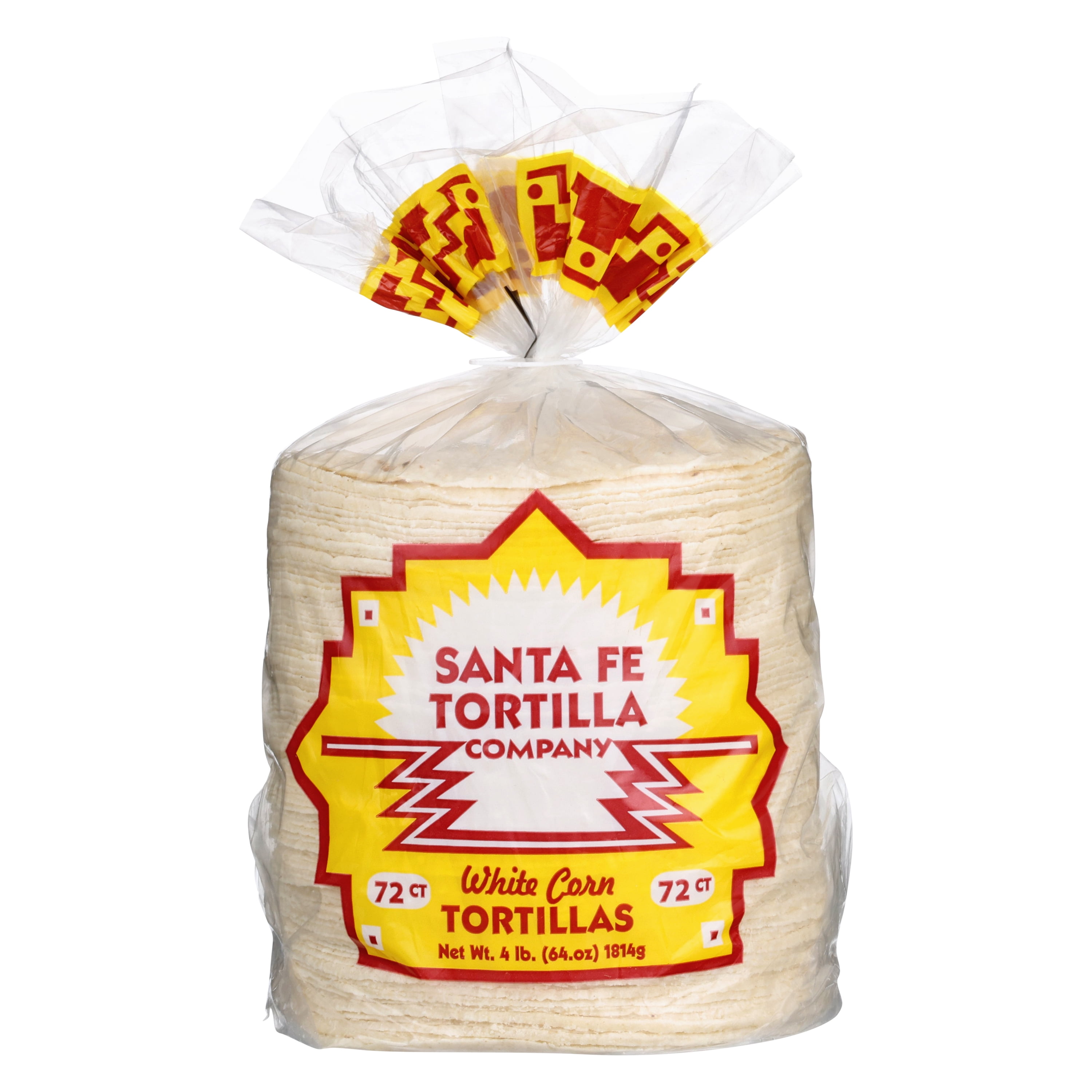 Santa Fe Tortilla Company Gluten-Free White Corn Tortillas, 72 Count (64 oz)