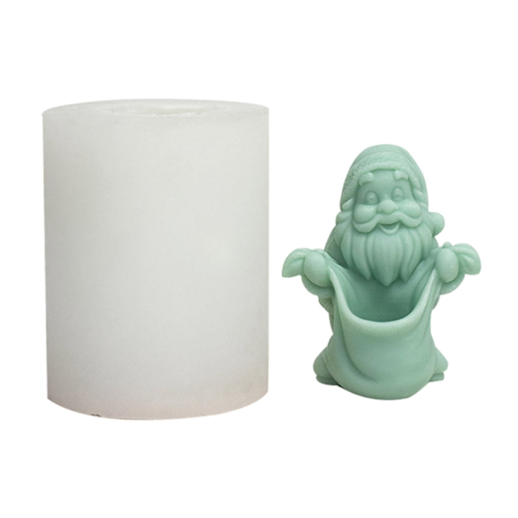 Santa Figurine Silicone Candle Molds for Epoxy Resin Santa Figurine Silicone Candle Molds for Handmade Candle Soap