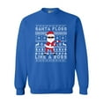 thumbnail image 1 of Santa Floss Like A Boss Christmas Funny DT Crewneck Sweatshirt, 1 of 2