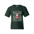thumbnail image 1 of Santa Floss Like A Boss Christmas Funny DT Youth Kids T-Shirt Tee, 1 of 2