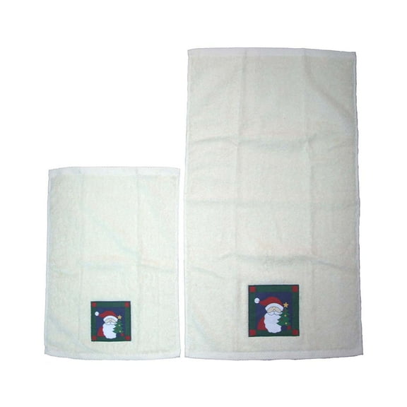 Santa Fun Decor Decoration Guest Towel Set of 2