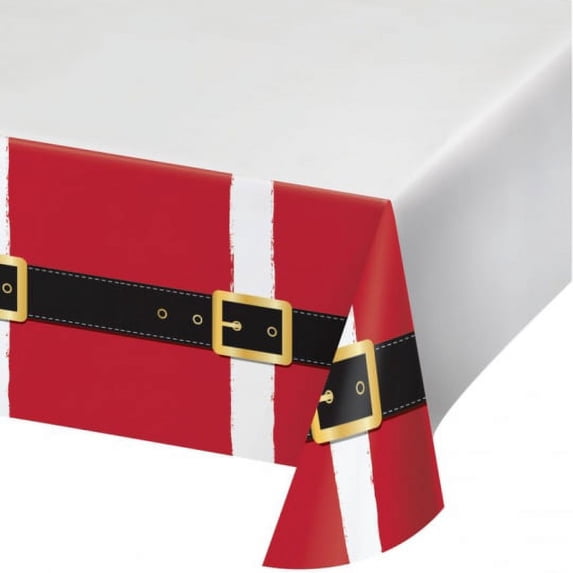 Santa Fun Plastic Tablecloth