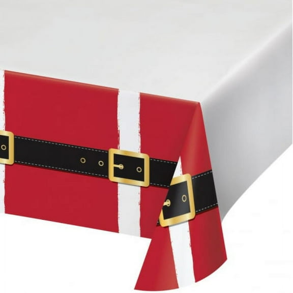 Santa Fun Plastic Tablecloth