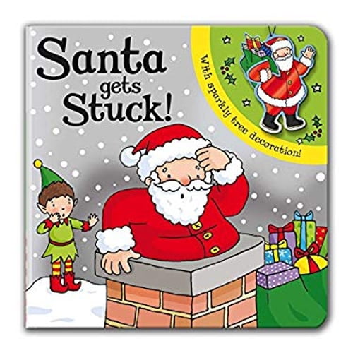 Pre-Owned Santa Gets Stuck! (Board Book) 9780230753877
