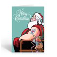 thumbnail image 1 of Santa Gets a Tattoo Funny Holiday Card - 12 Holiday Cards & Envelopes- 18089, 1 of 5