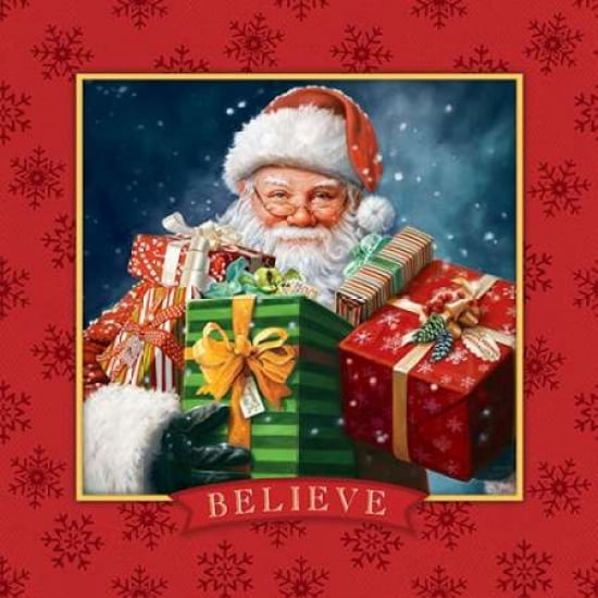 Santa Gifts Canvas Art - Mark Missman (24 x 24)