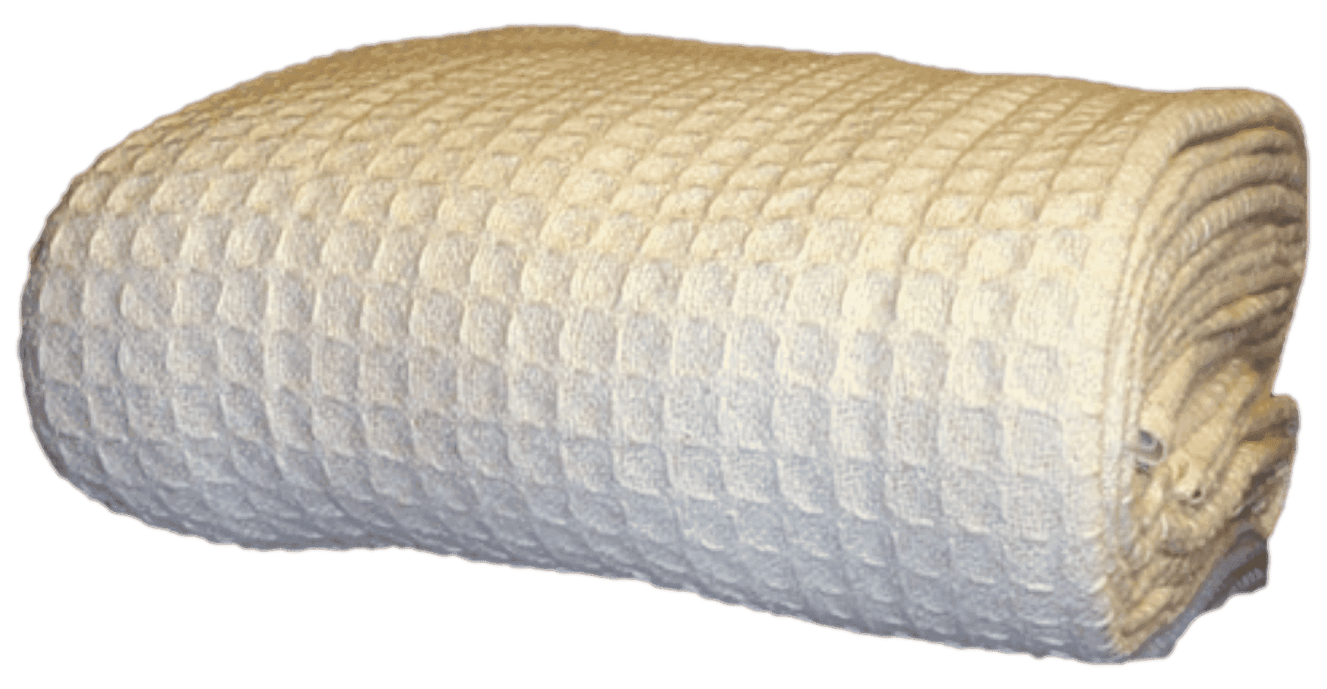 Santa Grace Honeycomb Thermal Waffle Blanket 100% Cotton King Ivory
