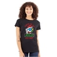 thumbnail image 1 of Santa Grumpy Smurf Jolly Christmas Women's T Shirt Ladies Tee Brisco Brands S, 1 of 3