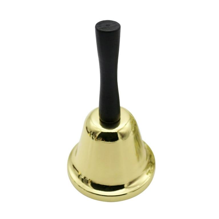 Gold Hand Bell Santa Costume Accessory Gold Hand Bell Santa Costume Accessory